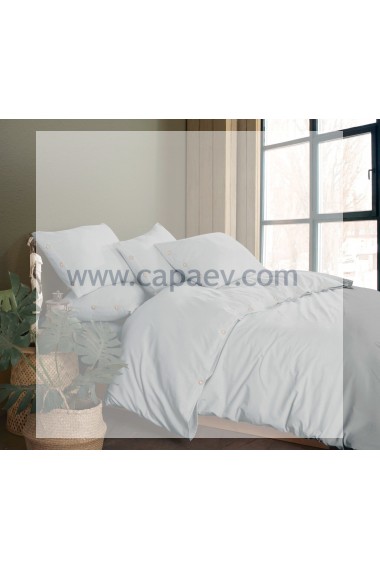 Taş Yıkama Nevresim Takımı Tek Renk ( çift kişilik )-Koyu Gri